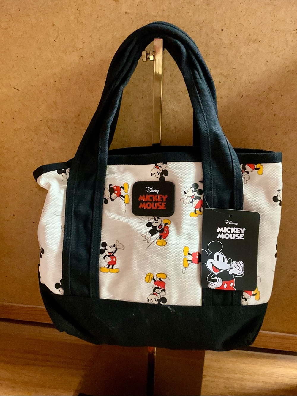Disney Mickey Mouse Crossbody Canvas Tote Bag